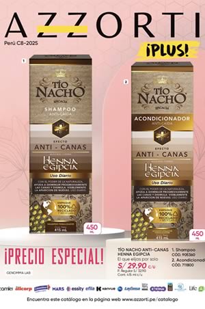 Catálogo AZZORTI Plus Campaña 8 2025 (PERÚ)